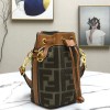Fendi MON TRESOR brown leather bag