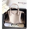 Givency Small Antigona Soft Bag In Gray Leather