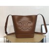 Celine Cuir Triomphe Brown Bag