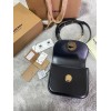 BURBERRY Leather Elizabeth Cross-Body Black Bag