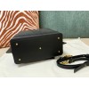 VALENTINO VLOGO grained calf leather tote bag