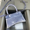 Balenciaga denim hourglass 23cm