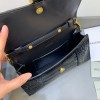 Balenciaga Hourglass Chain Black Wallet