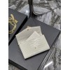 YSL UPTOWN chain wallet white crocodile bag