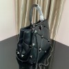 Valentino small Roman Stud All Black Nappa Leather Bag