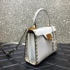 Valentino Garavani Rockstud Alcove white leather tote bag