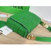 Bottega Veneta Cassette green grained leather bag