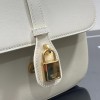 Celine Medium Tabou Smooth Calfskin White Bag