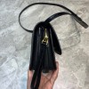 BALENCIAGA small black -golde hardware shoulder bag