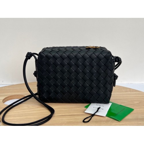 Bottega Veneta Black Loop Camera Bag