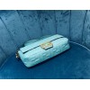 Fendi Baguette chain blue sky leather bag 26cm
