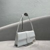 Jacquemus white leather bag
