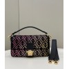 FENDI Baguette Medium colorful leather bag