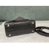 Valentino Garavani One Stud black mini tote bag