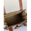 Loewe Gate top handle bag grain calfskin yellow bag