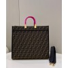 FENDI Sunshine Fendace Printed FF shopper