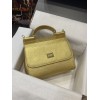 DOLCE & GABBANA Small Golden Dauphine Sicily Bag