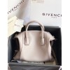 Givency Small Antigona Soft Bag In Gray Leather