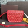 Goyard Belvedere PM Red Leather Bag