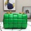 Bottega Veneta The Chain Cassette Green Bag