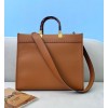 Fendi Sunshine Medium Brown Tote Bag