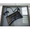 Balenciaga Hourglass Chain All Black Wallet