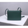 Celine trio shoulder green bag