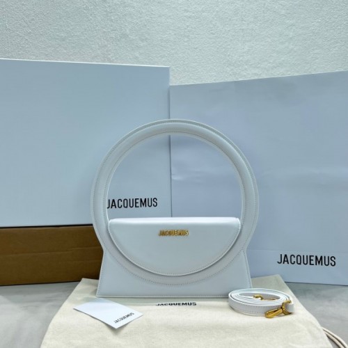 Jacquemus Le Sac Rond White Bag