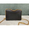 Valentino Garavani One Stud Mini Black Leather Bag