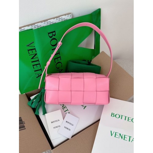 Bottega Veneta Pink Small Brick Cassette Bag