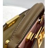 Fendi Medium Peekaboo Leather Brown Bag