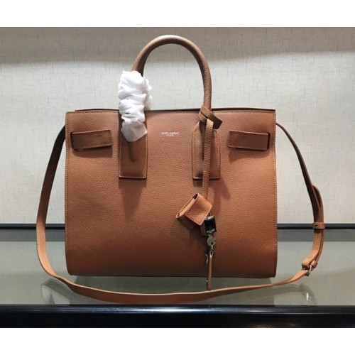 YSL Sac De Jour Green Brown Bag