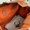 Hermes Birkin 35 Cargo Swift Orange Marine Silver Hardware Bag