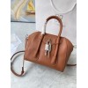 Givenchy Mini Antigona Lock Brown Leather Bag