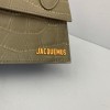 Jacquemus tote bag green leather 18cm