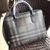 burberry Large Briefcase from London Check Fabric