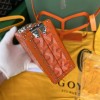 Goyard Minaudiere Coated Orange Canvas Bag