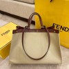 Fendi FF Peekaboo X-tote bag in yellow 41cm