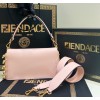 Fendi x Versace Baguette Pink Medium Bag