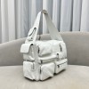 Balenciaga superbusy white leather bag