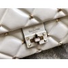 Valentino Candystud Crossbody White Bag