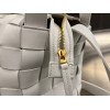 Bottega Veneta White Bowling Cassette bag