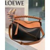 Loewe Brown Smooth Small Puzzle Bag