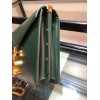 YSL Cassandra Monogram Bag in Box leather green