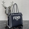 Fendi Roma Tote Bag Blue