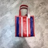 Balenciagan bazar shoper bag red