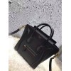 Celine NANO LUGGAGE SHOULDER BAG IN RED SMOOTH CALFSKIN 1008