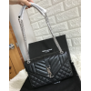 YSL ENVELOPE MEDIUM BAG SILVER HARDWARE