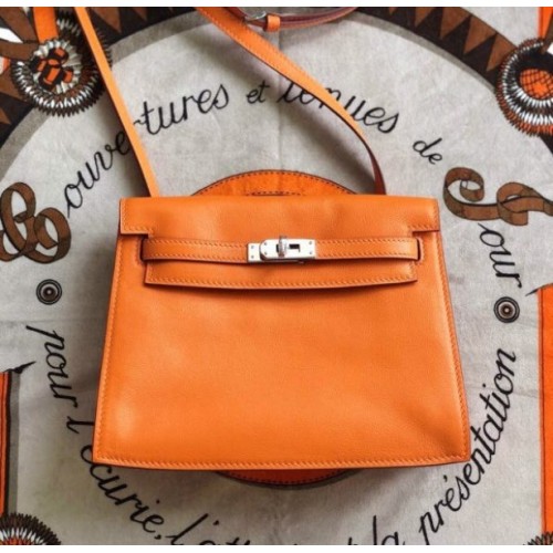 Hermes Kelly Danse Orange 22cm