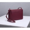 Celine trio shoulder red bag